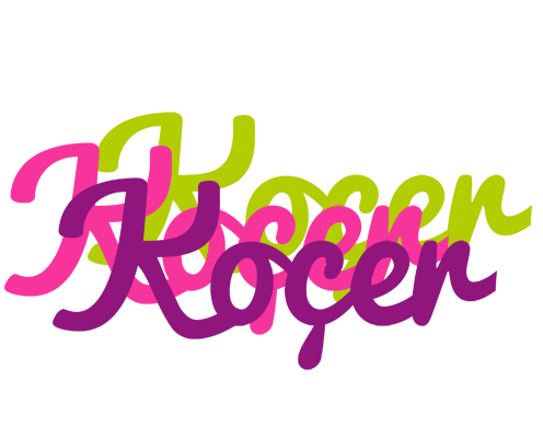 Koçer flowers logo