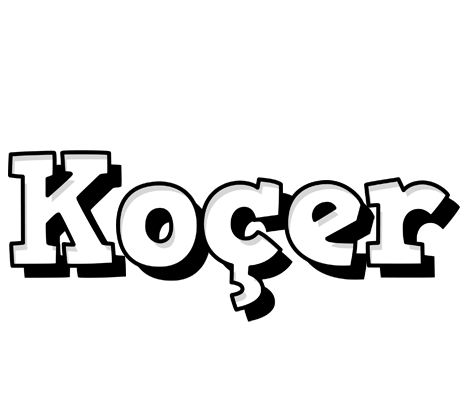 Koçer snowing logo