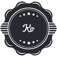 Ko badge logo