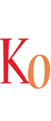 Ko birthday logo