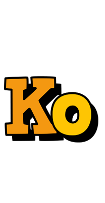 Ko cartoon logo