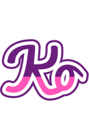 Ko cheerful logo