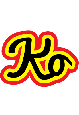 Ko flaming logo