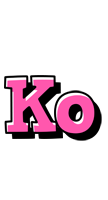 Ko girlish logo