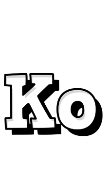 Ko snowing logo