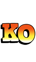 Ko sunset logo