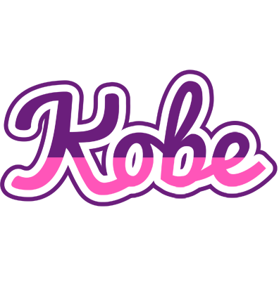 Kobe cheerful logo