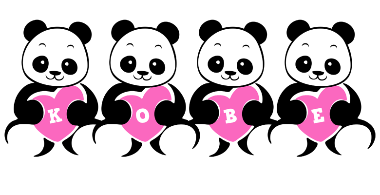 Kobe love-panda logo