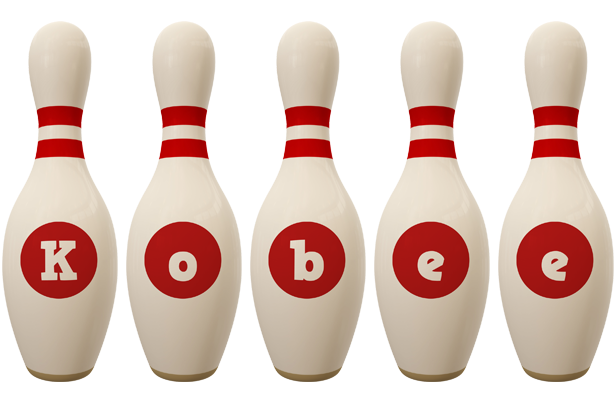 Kobee bowling-pin logo