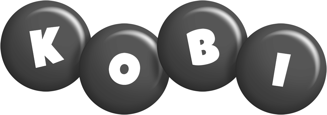 Kobi candy-black logo