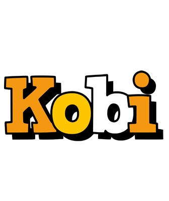 Kobi cartoon logo