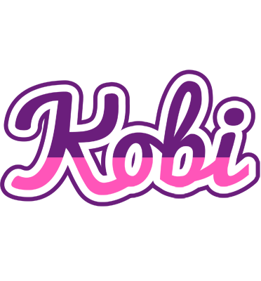 Kobi cheerful logo