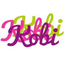 Kobi flowers logo