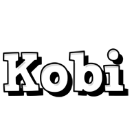 Kobi snowing logo