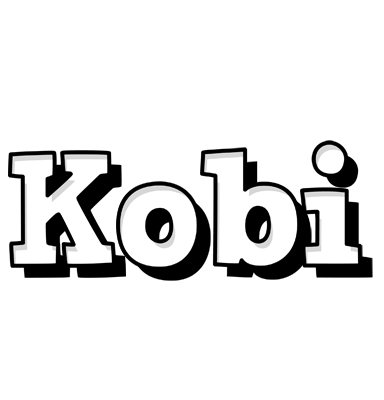 Kobi snowing logo