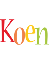 Koen birthday logo