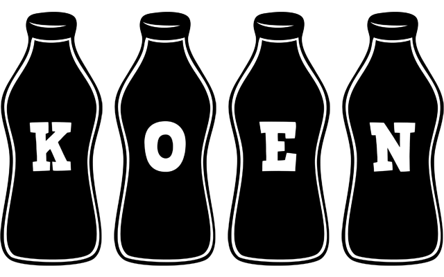 Koen bottle logo