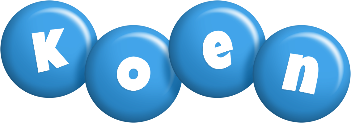 Koen candy-blue logo