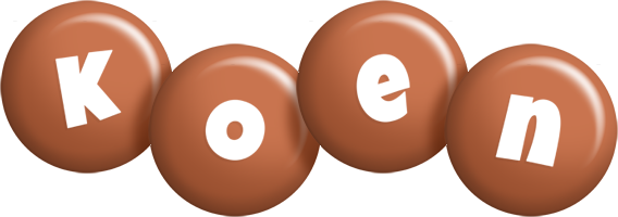 Koen candy-brown logo