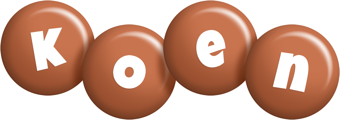 Koen candy-brown logo