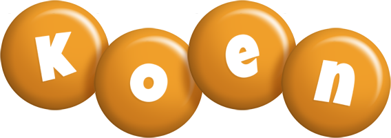 Koen candy-orange logo