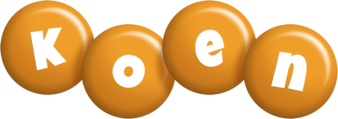 Koen candy-orange logo
