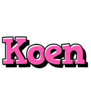 Koen girlish logo