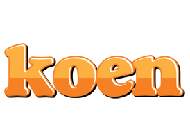 Koen orange logo