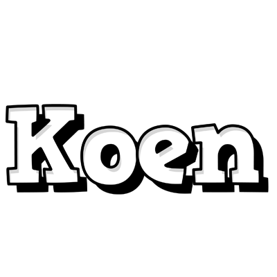 Koen snowing logo