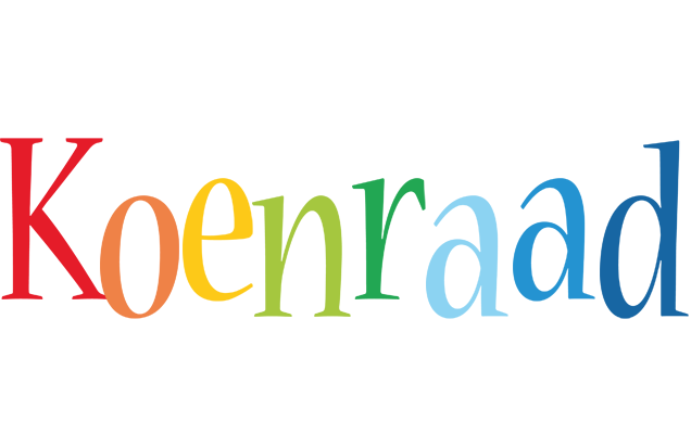 Koenraad birthday logo