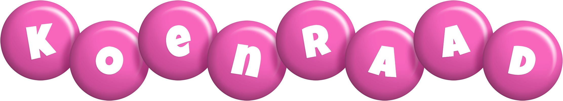 Koenraad candy-pink logo