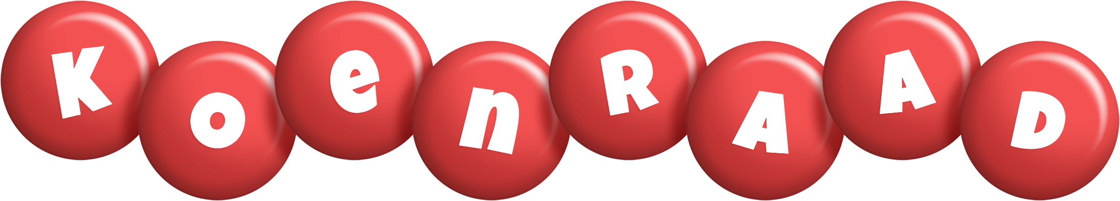 Koenraad candy-red logo