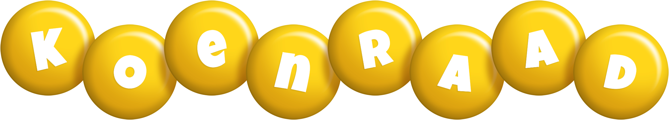 Koenraad candy-yellow logo