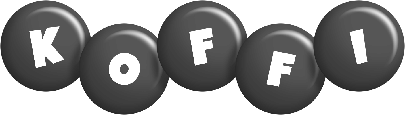 Koffi candy-black logo
