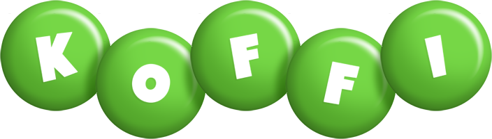 Koffi candy-green logo