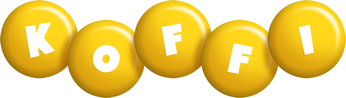 Koffi candy-yellow logo