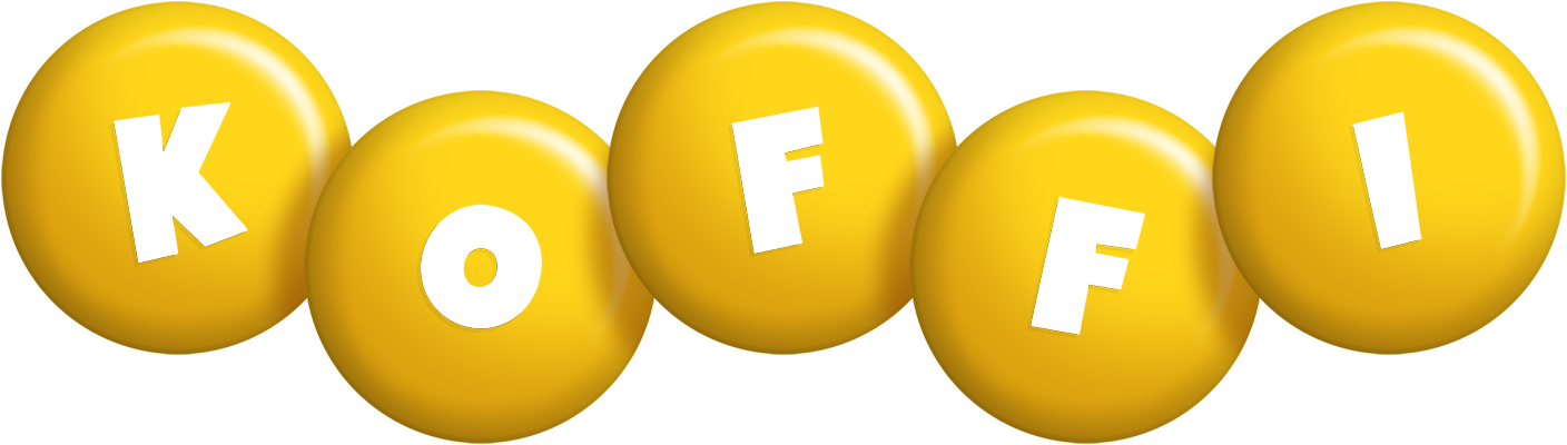 Koffi candy-yellow logo