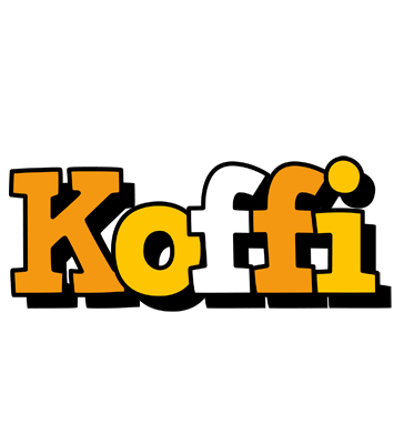 Koffi cartoon logo