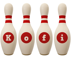 Kofi bowling-pin logo