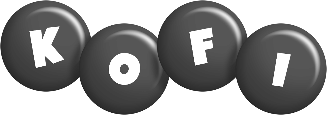 Kofi candy-black logo