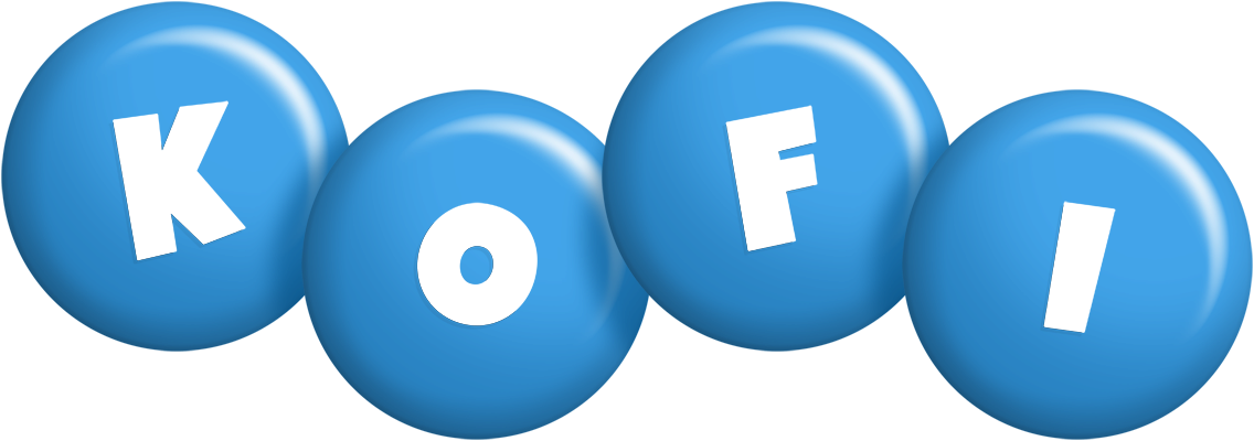 Kofi candy-blue logo