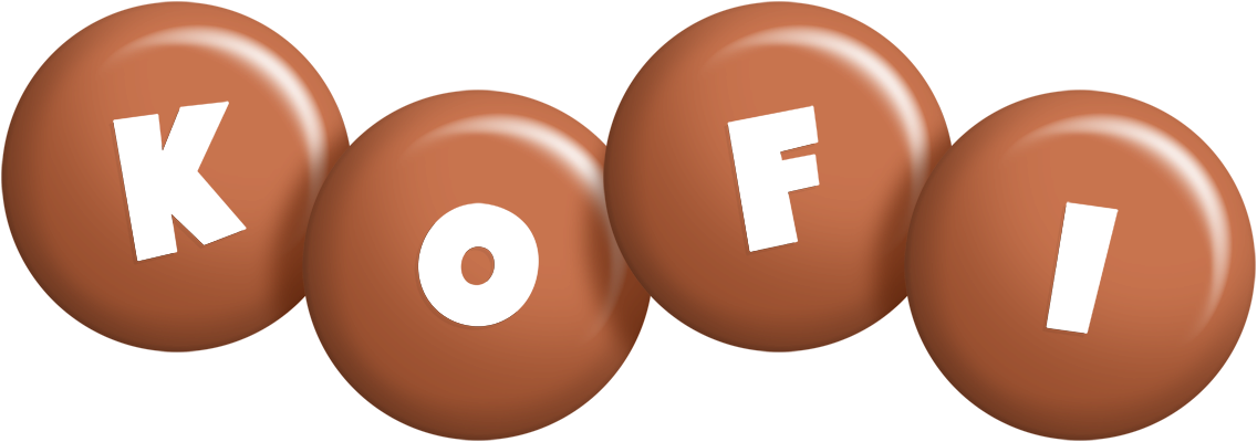 Kofi candy-brown logo