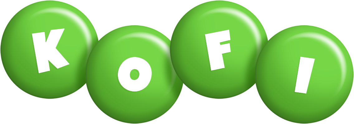 Kofi candy-green logo