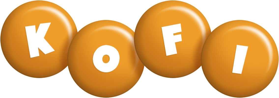 Kofi candy-orange logo