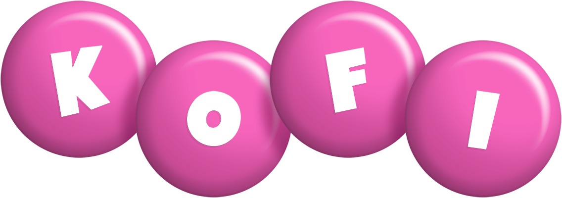 Kofi candy-pink logo