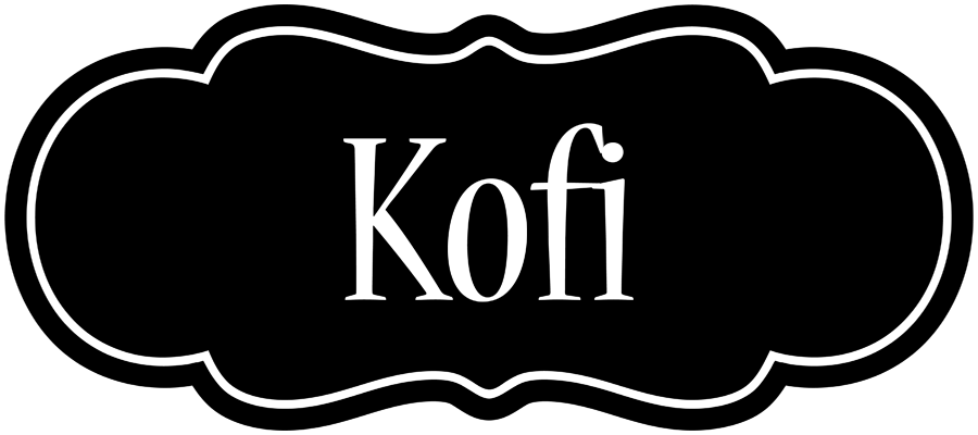 Kofi welcome logo