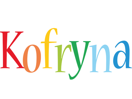 Kofryna birthday logo