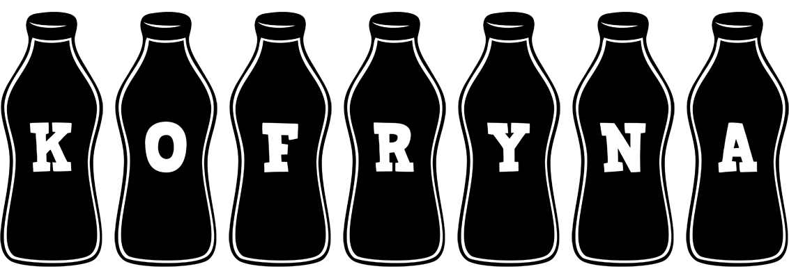 Kofryna bottle logo