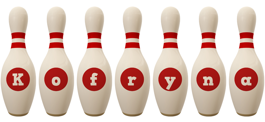 Kofryna bowling-pin logo