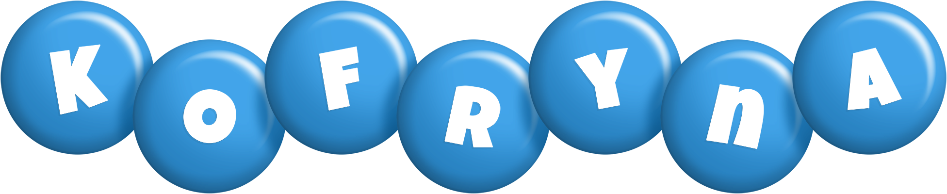 Kofryna candy-blue logo